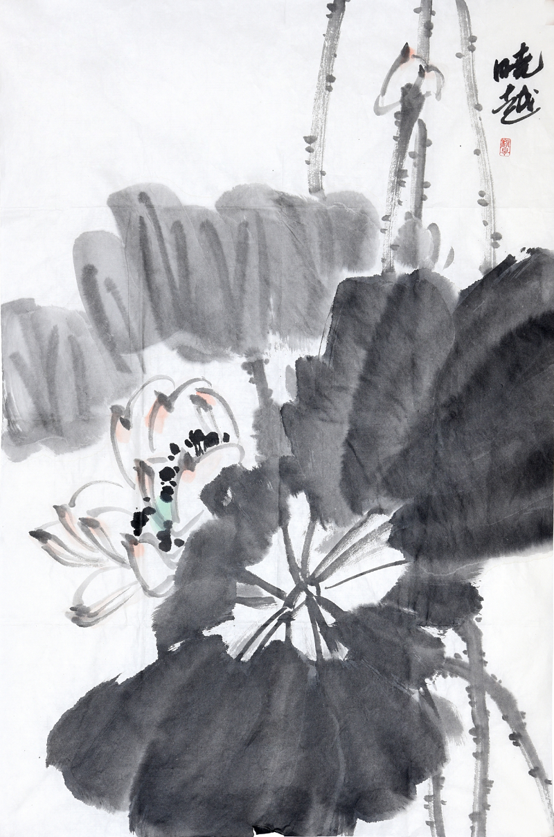 202209161663308126194159.png 建投建設(shè) 張曉越 《荷葉》繪畫.png